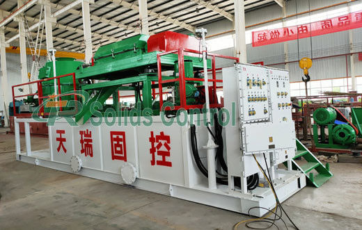Carbon Steel 40M3/H Oil Based Drilling Mud System Solids Control
